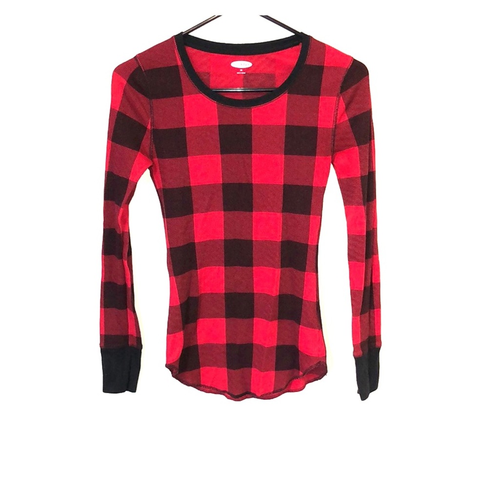 Pattern pajama top
